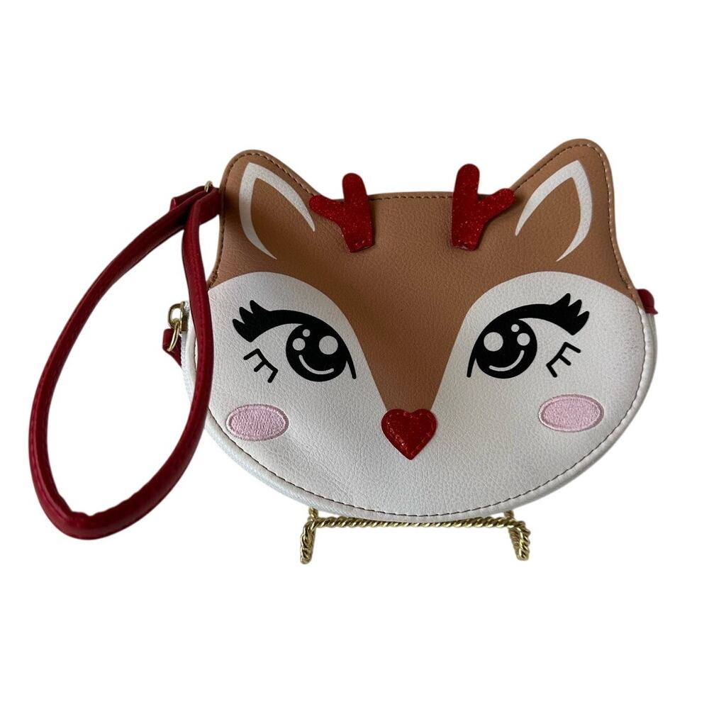Betsey Johnson Reindeer Holiday Wristlet